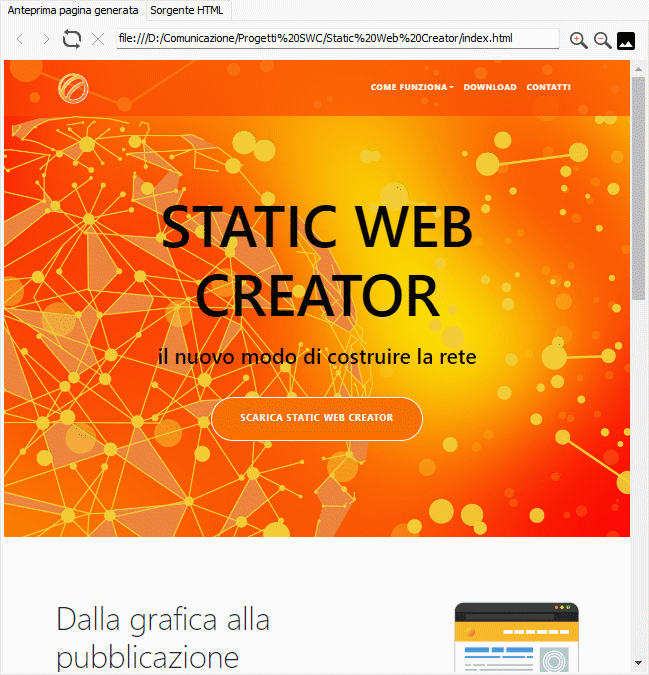 Finestra di anteprima